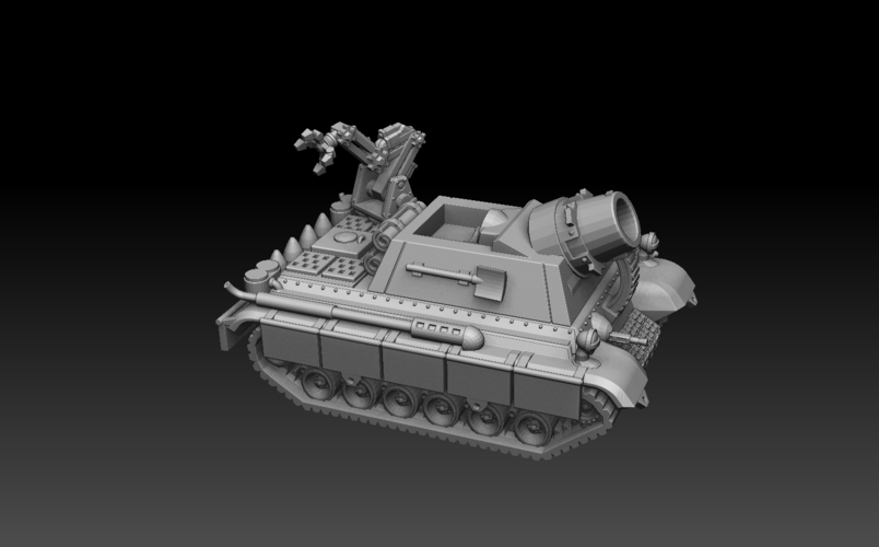 Self-Propelled Artillery 3D Print 476137