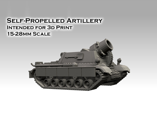 Self-Propelled Artillery 3D Print 476139