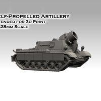 Small Self-Propelled Artillery 3D Printing 476139