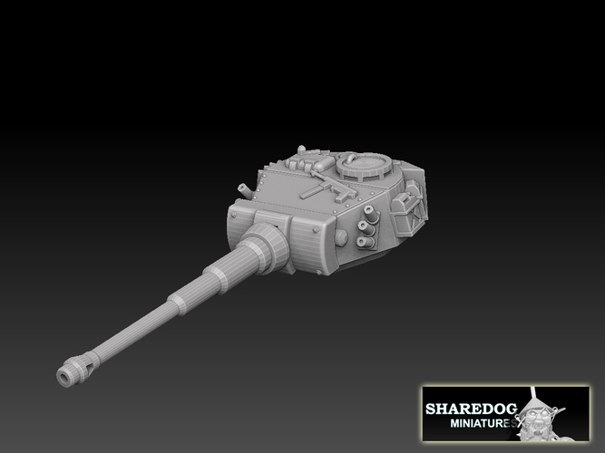 Tiger Tank Turret 3D Print 476142