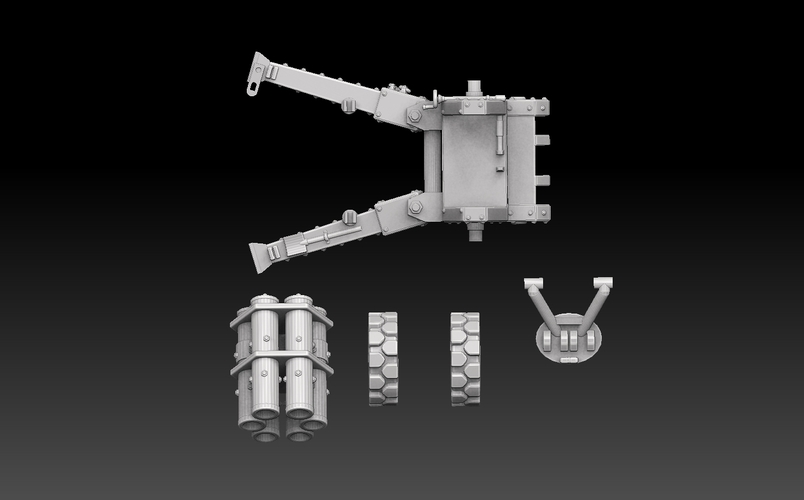 Nebelwerfer Artillery 3D Print 476147