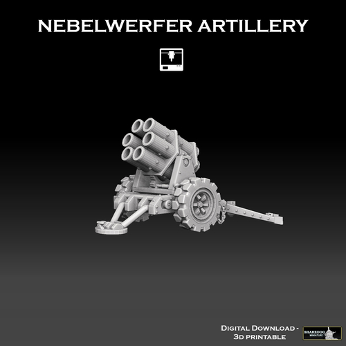 Nebelwerfer Artillery 3D Print 476152