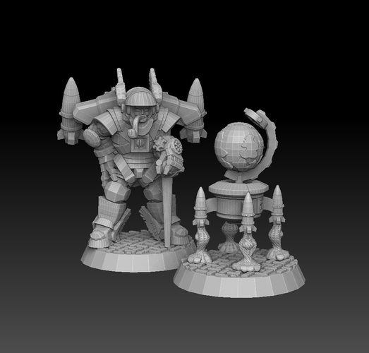 Astroknight Rocketmen Megapack 3D Print 476185