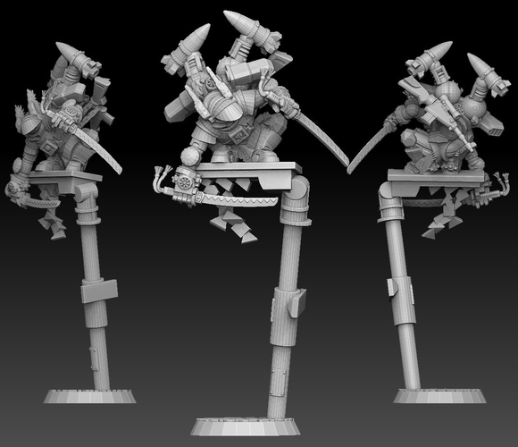 Astroknight Rocketmen Megapack 3D Print 476188