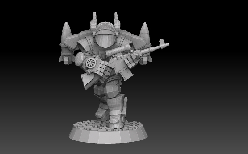 Astroknight Rocketmen Megapack 3D Print 476191