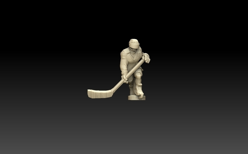 Table Hockey Player Team 3D Print 476197