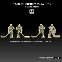 Small Table Hockey Player Team 3D Printing 476201