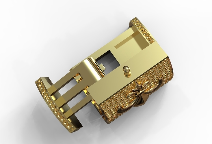 bracelet clasp_ lock18mm X 28mm 3D Print 476223