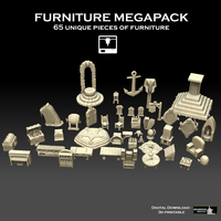 Small Furniture Megapack 3D Printing 476254