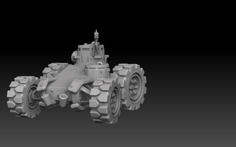 Armored Vehicle Panzer Buggy 3D Print 476257