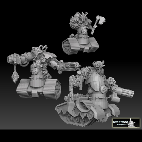 Tank Demon Megapack 3D Print 476264