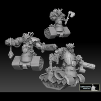Small Tank Demon Megapack 3D Printing 476264
