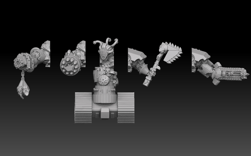 Tank Demon Megapack 3D Print 476273