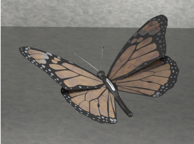 Monarch butterfly 3D Print 476287