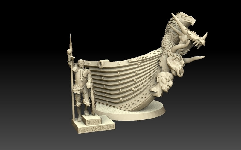 Knight of Iceland 3D Print 476303