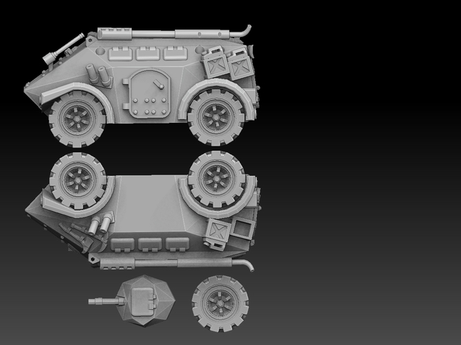 Panhard M3 3D Print 476307