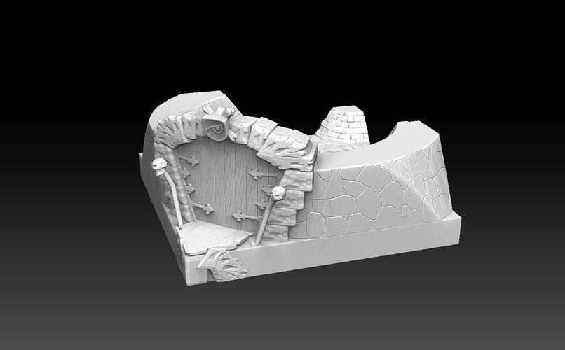 Drakborgen 3D Tiles Corner Tower Pack 3D Print 476326