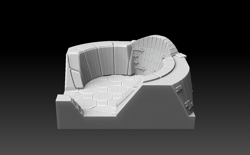 Drakborgen 3D Tiles Corner Tower Pack 3D Print 476330
