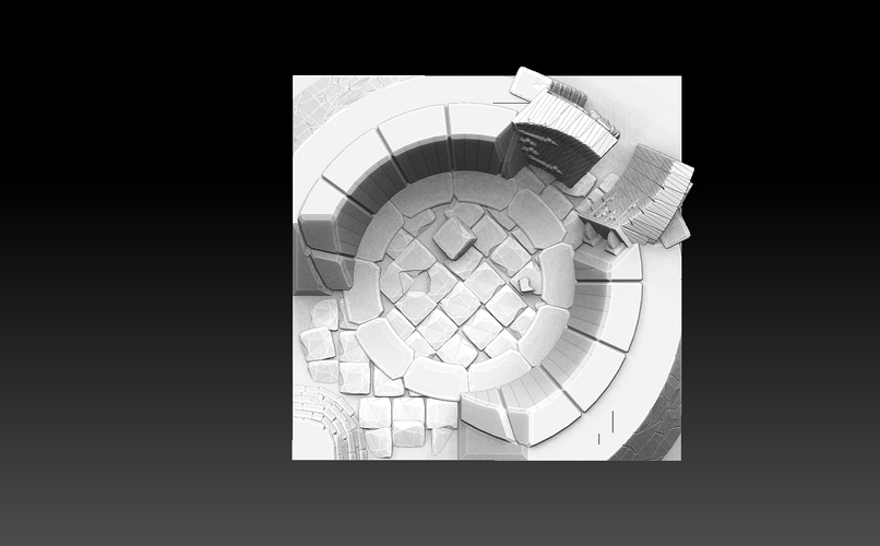 Drakborgen 3D Tiles Corner Tower Pack 3D Print 476336