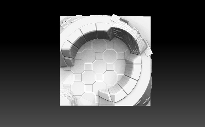 Drakborgen 3D Tiles Corner Tower Pack 3D Print 476337