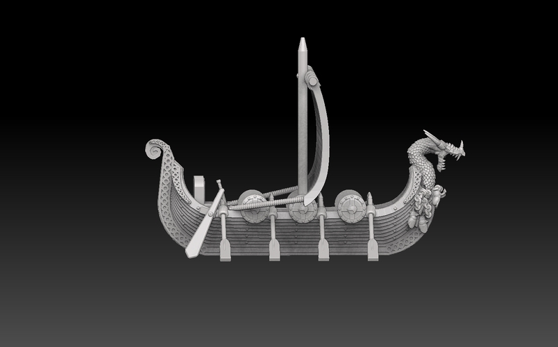 Naglfar Viking Longship 3D Print 476363