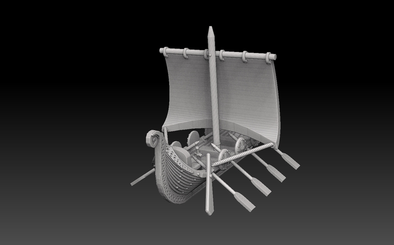 Naglfar Viking Longship 3D Print 476364