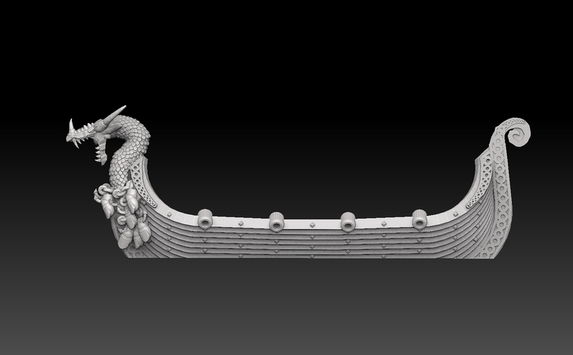 Naglfar Viking Longship 3D Print 476369