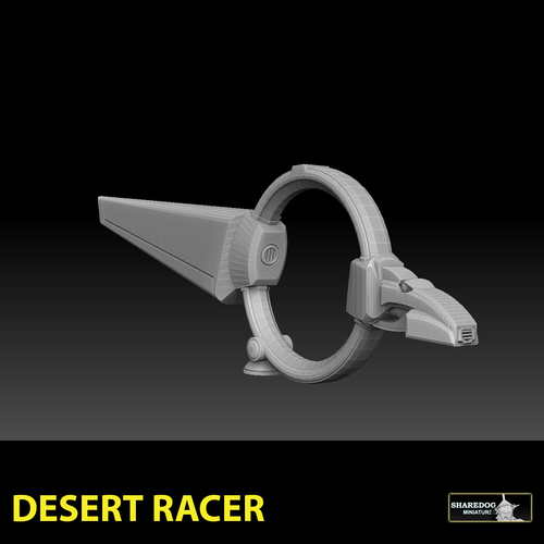 Desert Racer Keychain 3D Print 476374