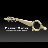 Small Desert Racer Keychain 3D Printing 476376