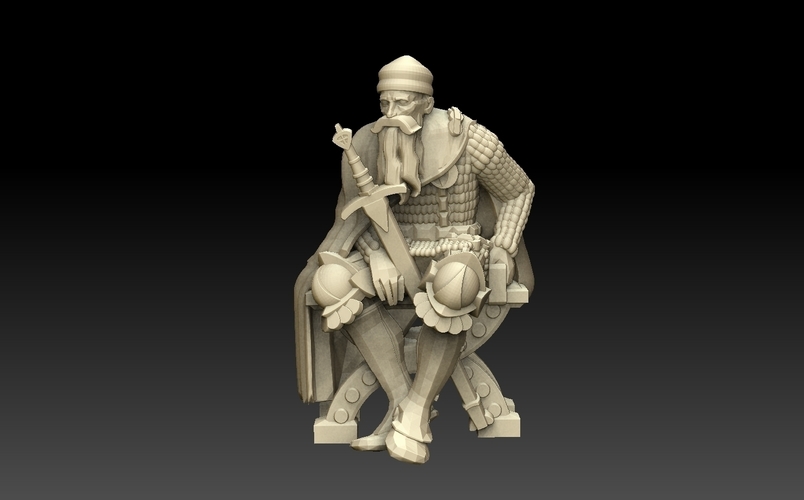 Knight of Denmark 3D Print 476382