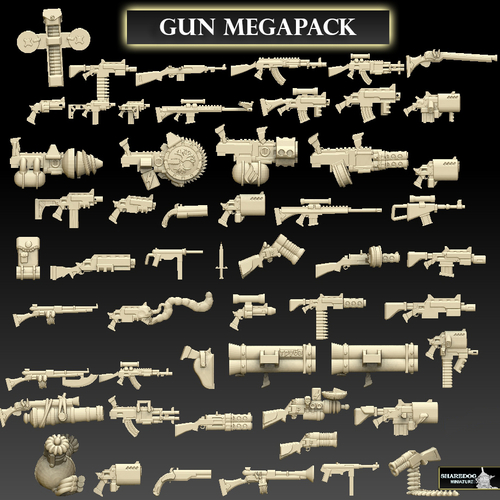Gun Megapack 3D Print 476408