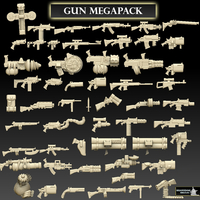 Small Gun Megapack 3D Printing 476408