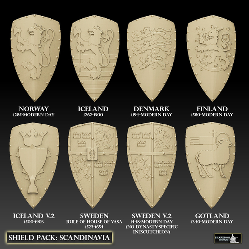 Shield Pack Scandinavia 3D Print 476429