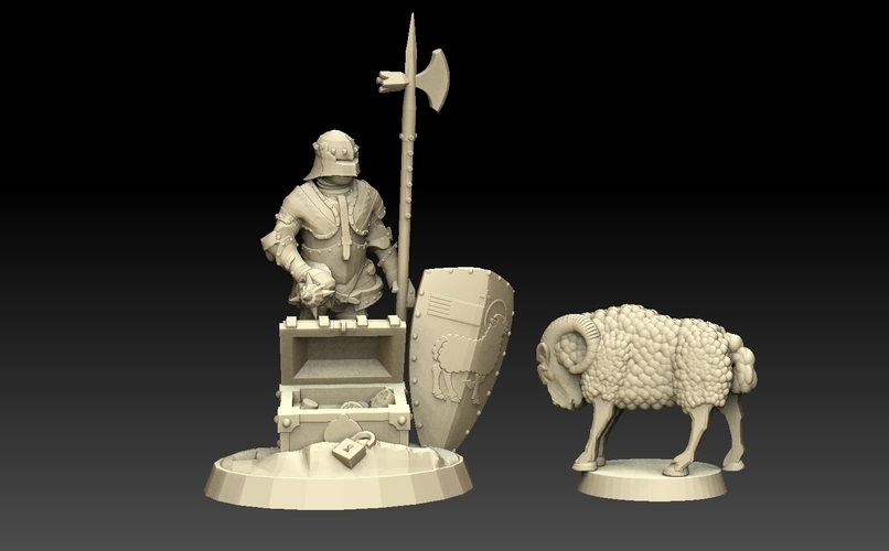 Knight of Gotland 3D Print 476471