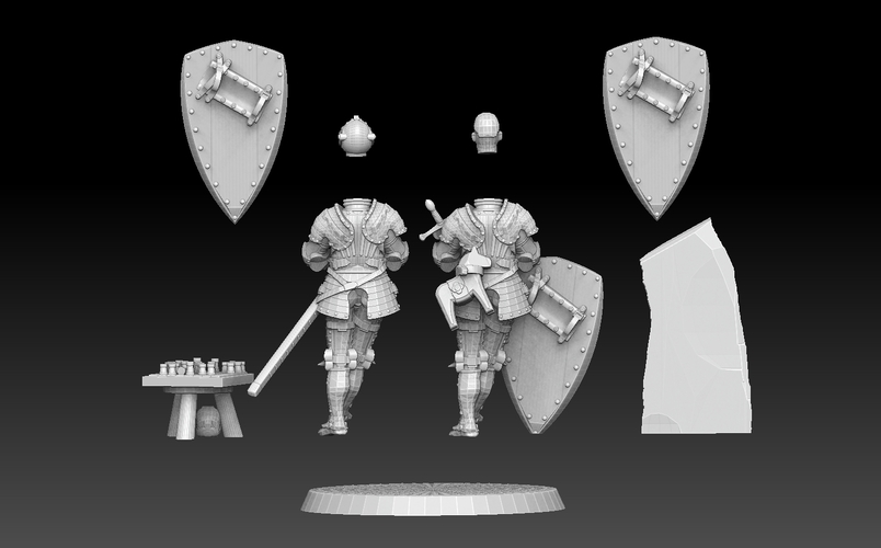 Knight of Sweden 3D Print 476487
