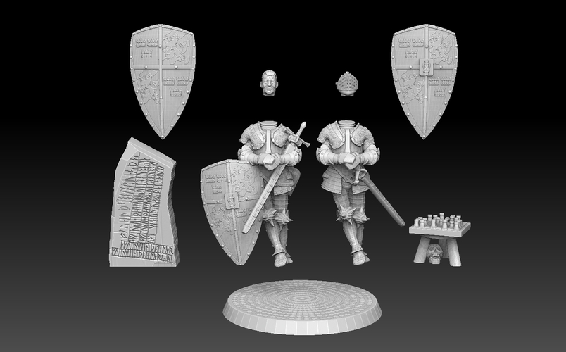 Knight of Sweden 3D Print 476488