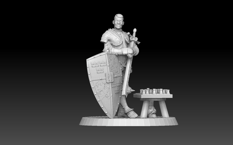 Knight of Sweden 3D Print 476492
