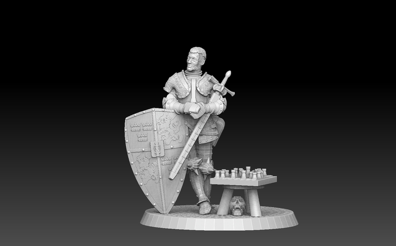 Knight of Sweden 3D Print 476494