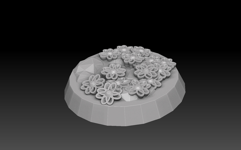 Round Base Megapack 3D Print 476507