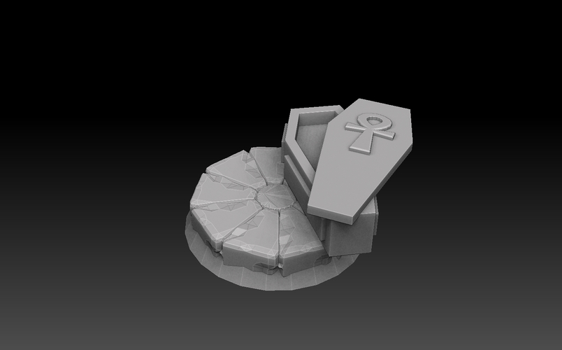 Round Base Megapack 3D Print 476513