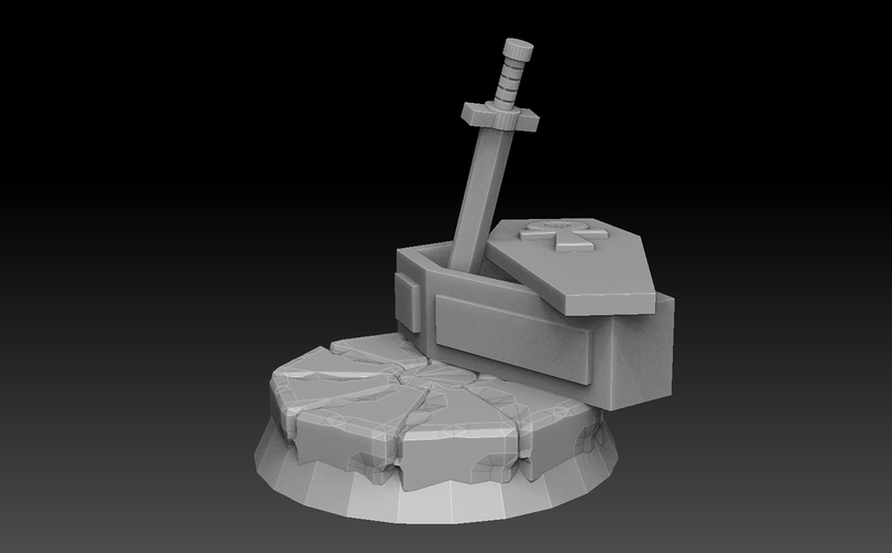 Round Base Megapack 3D Print 476514