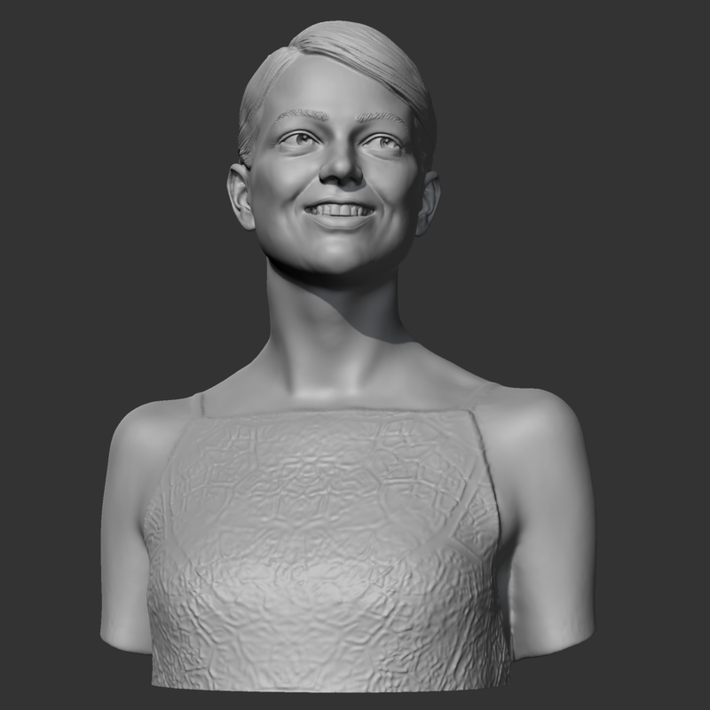 Emma Stone 3D print model