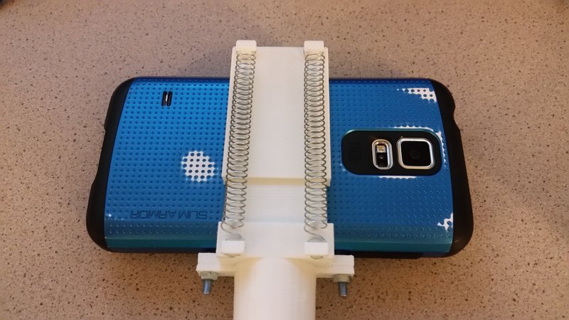 Spring Loaded Phone Holder