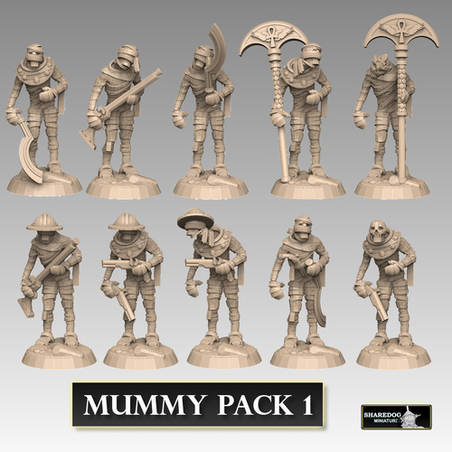 Mummy Pack 1 3D Print 476700