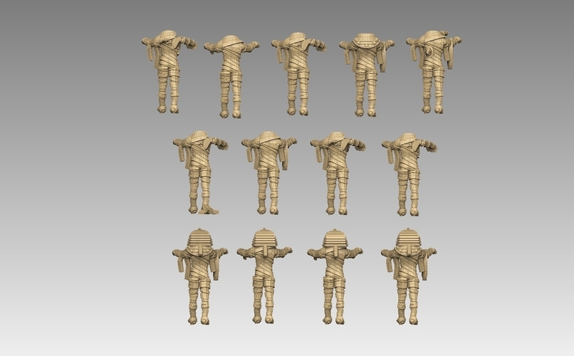 Mummy Pack 3 3D Print 476742