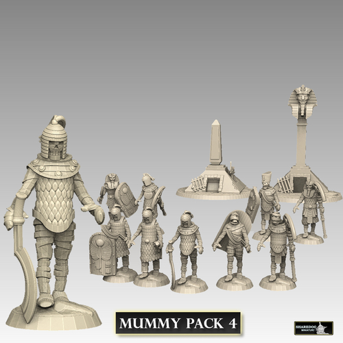 Mummy Pack 4 3D Print 476760