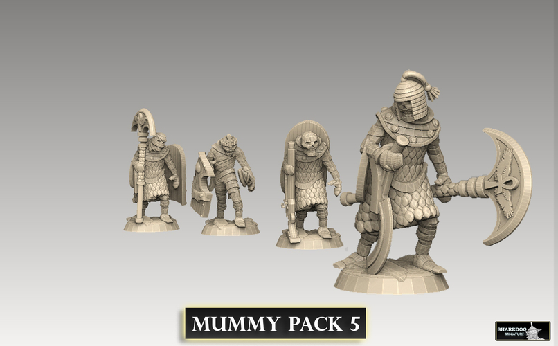 Mummy Pack 5 3D Print 476848