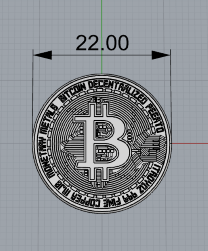 bitcoin 3D Print 476973