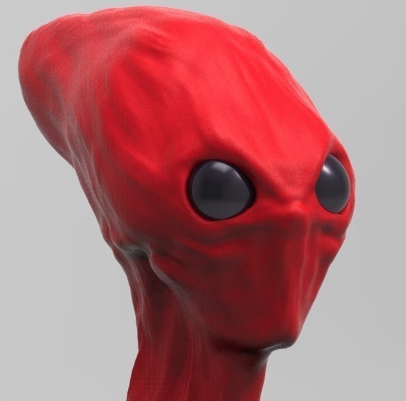 Red Alien Scout Updated 8-29-17 - Pinshape