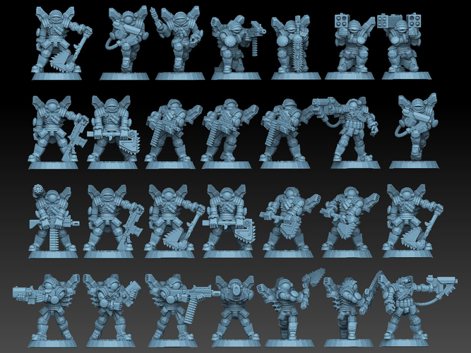 Astroknight Megapack 3D Print 477041